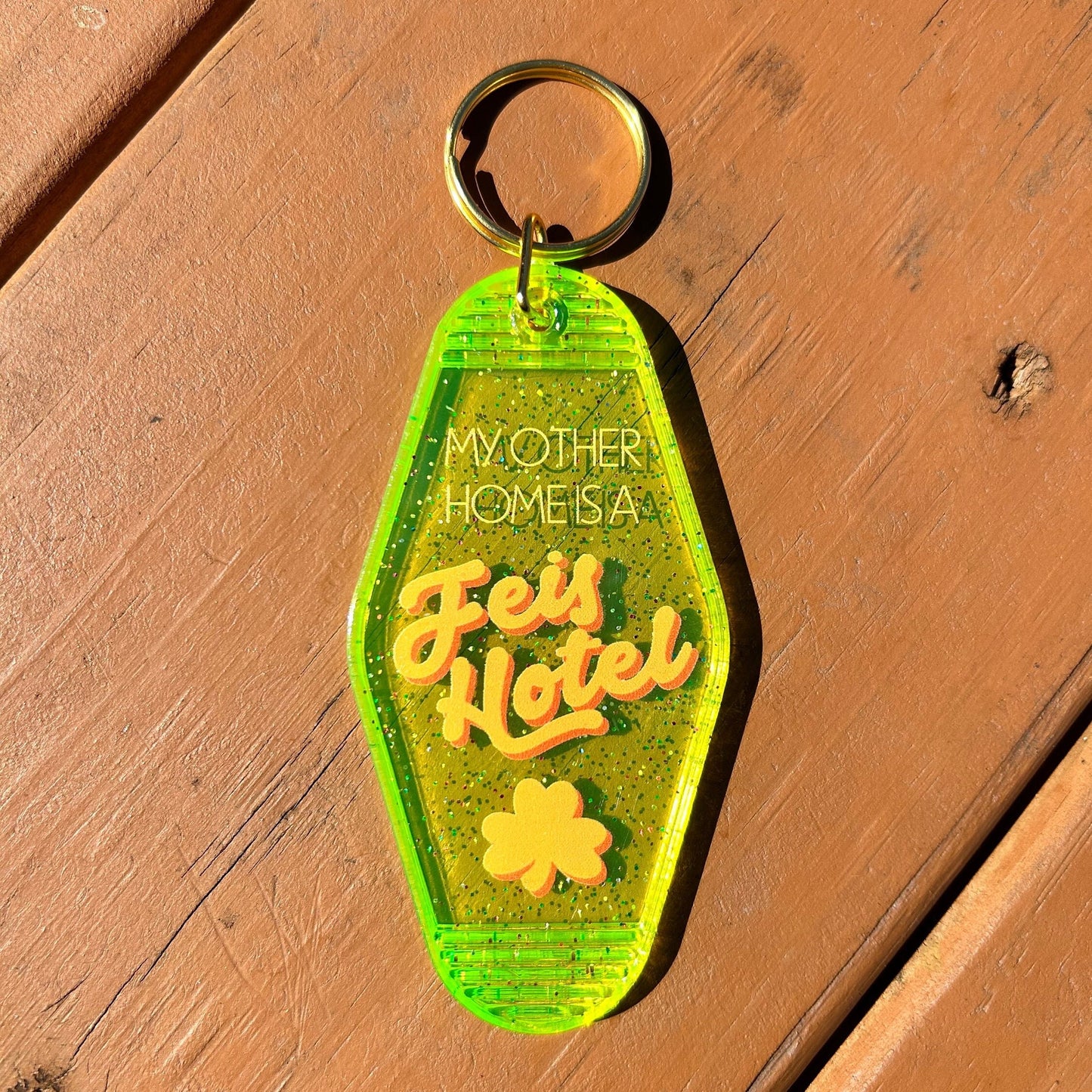 My Other Home Is A Feis Hotel Keychain