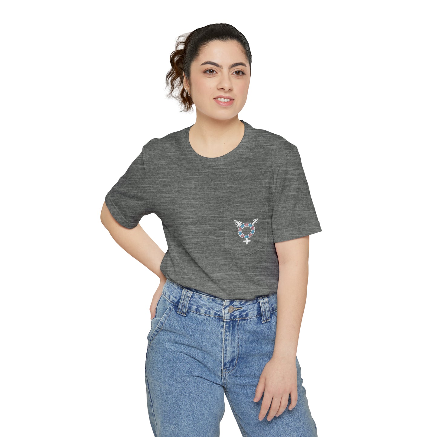 Let Trans Kids Dance Unisex Pocket T-shirt