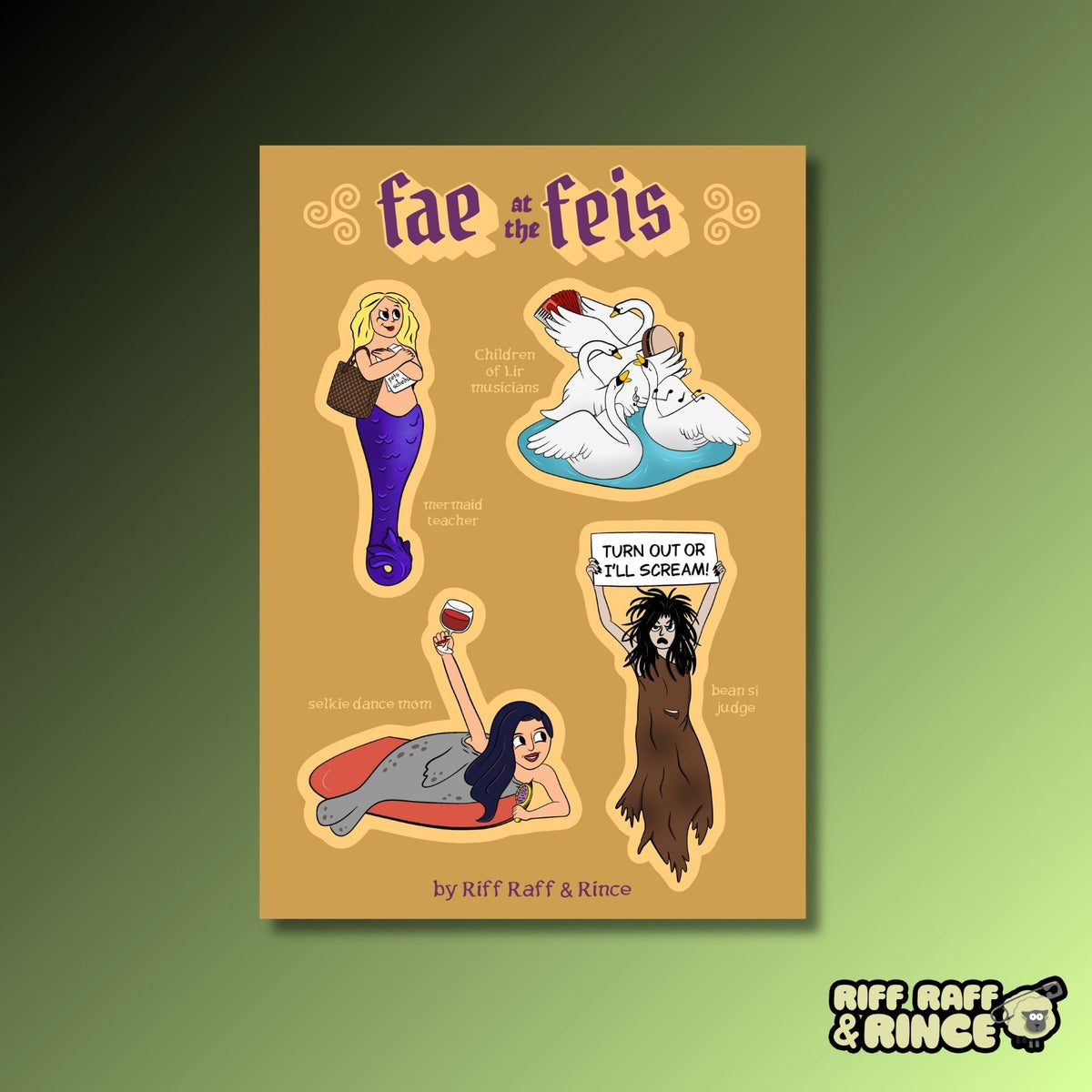 Fae at the Feis Sticker Sheet