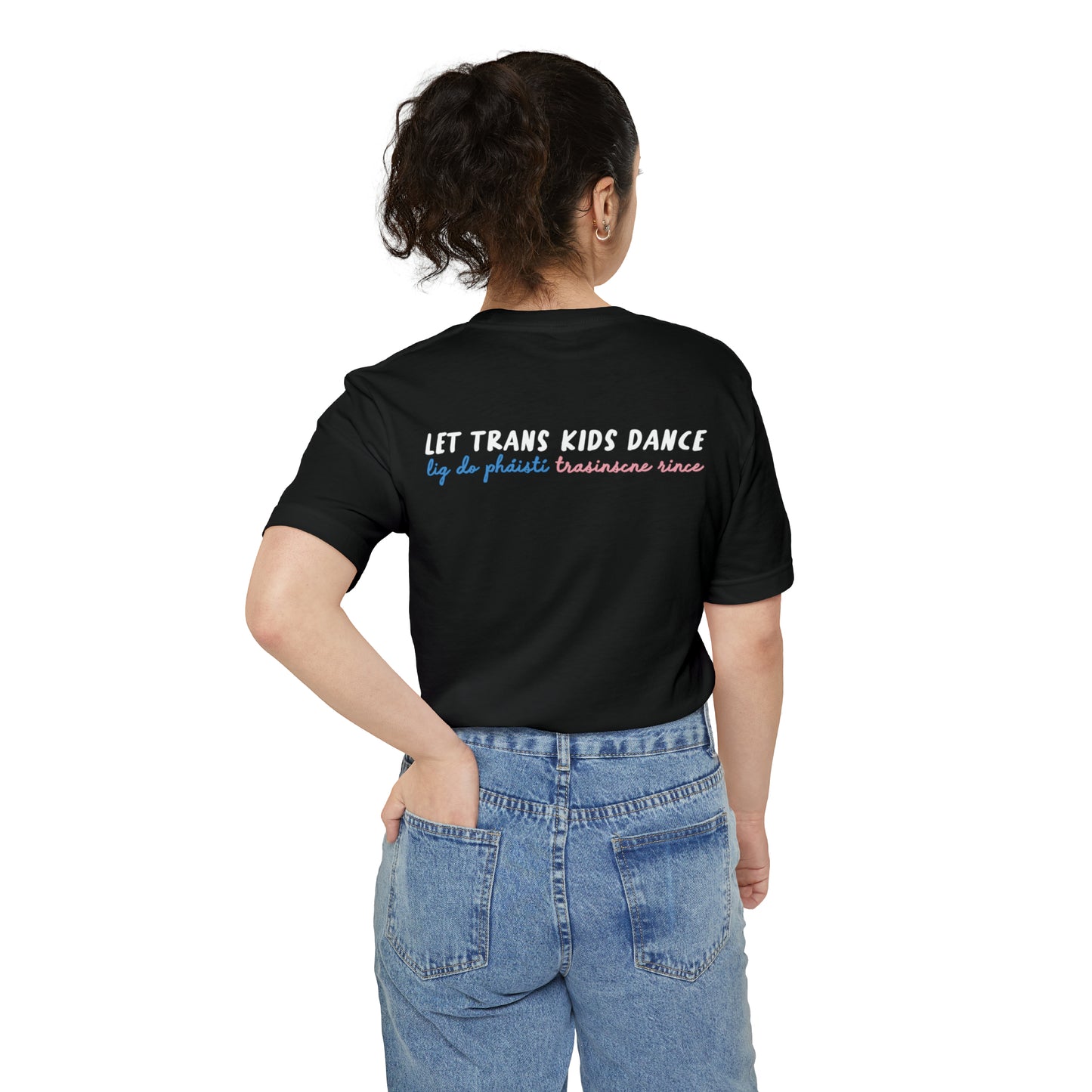 Let Trans Kids Dance Unisex Pocket T-shirt