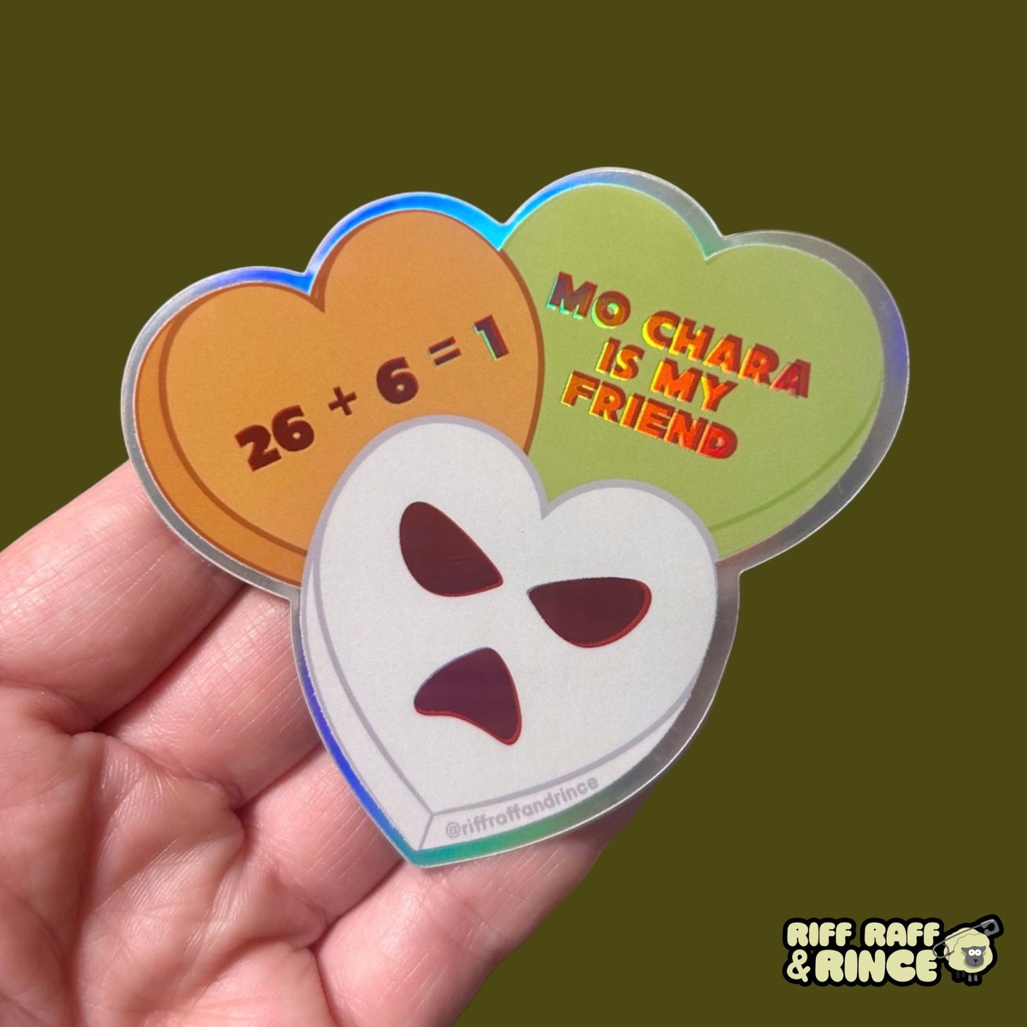 Kneecap Irish Rap Holographic Sticker
