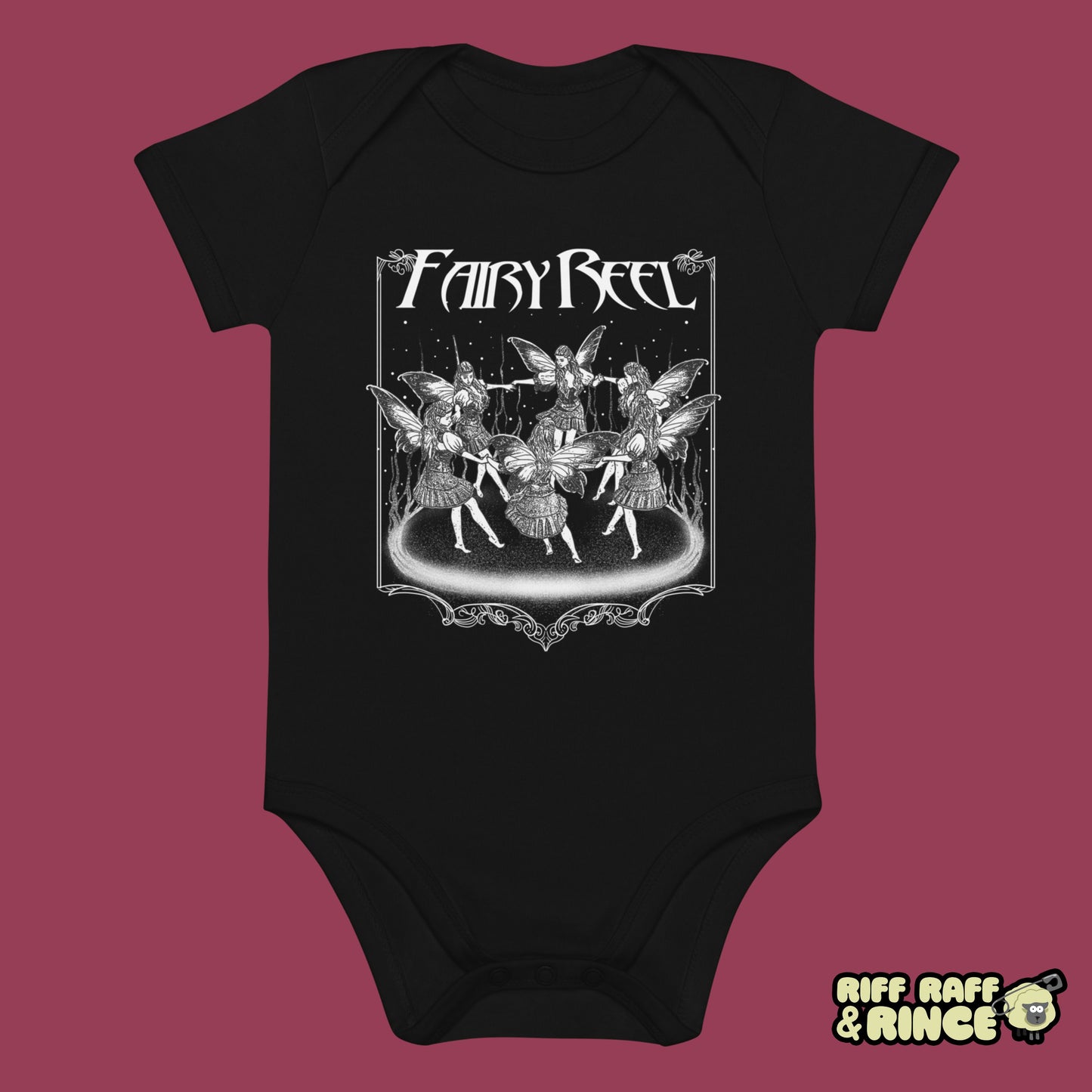 Fairy Reel Metal Baby Bodysuit