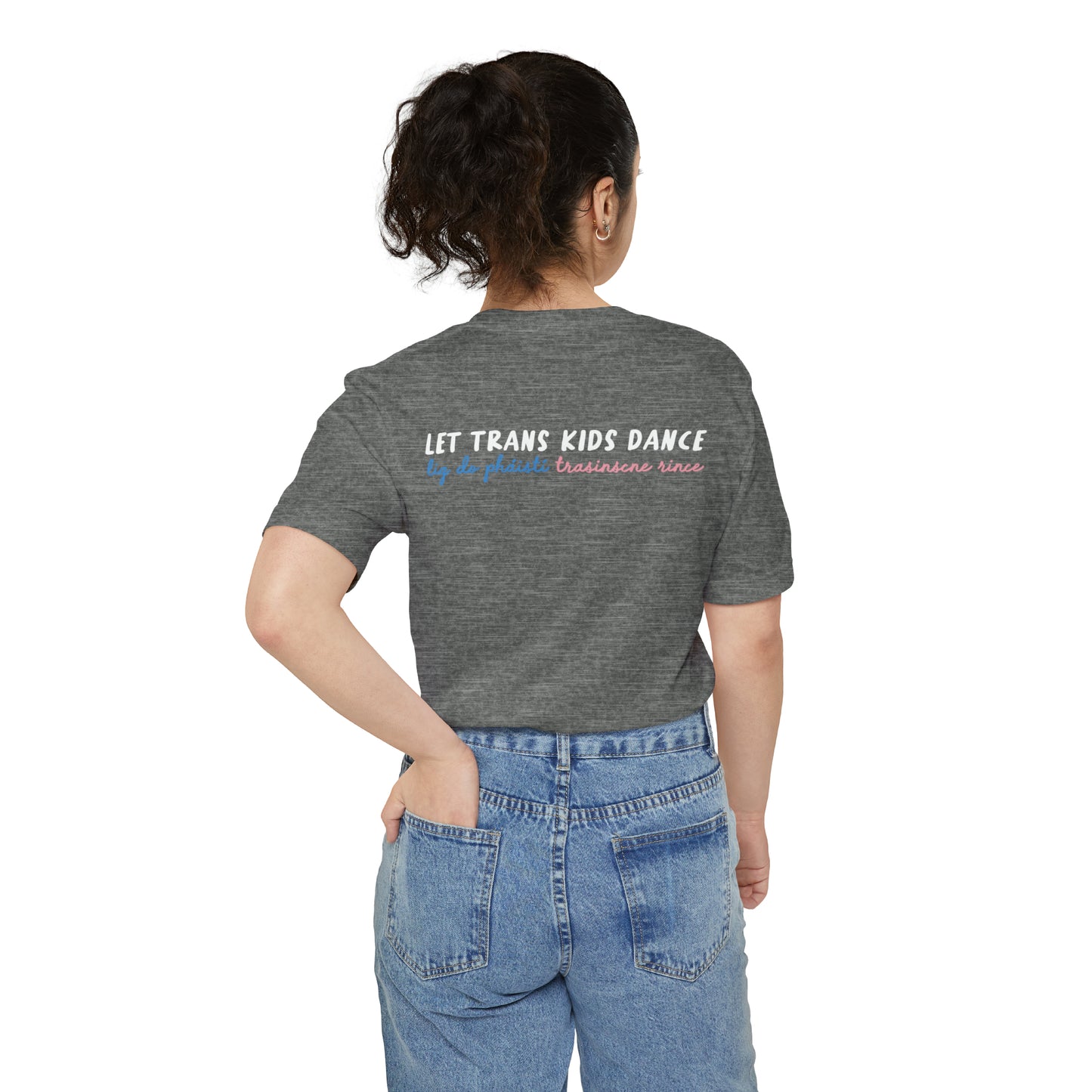 Let Trans Kids Dance Unisex Pocket T-shirt