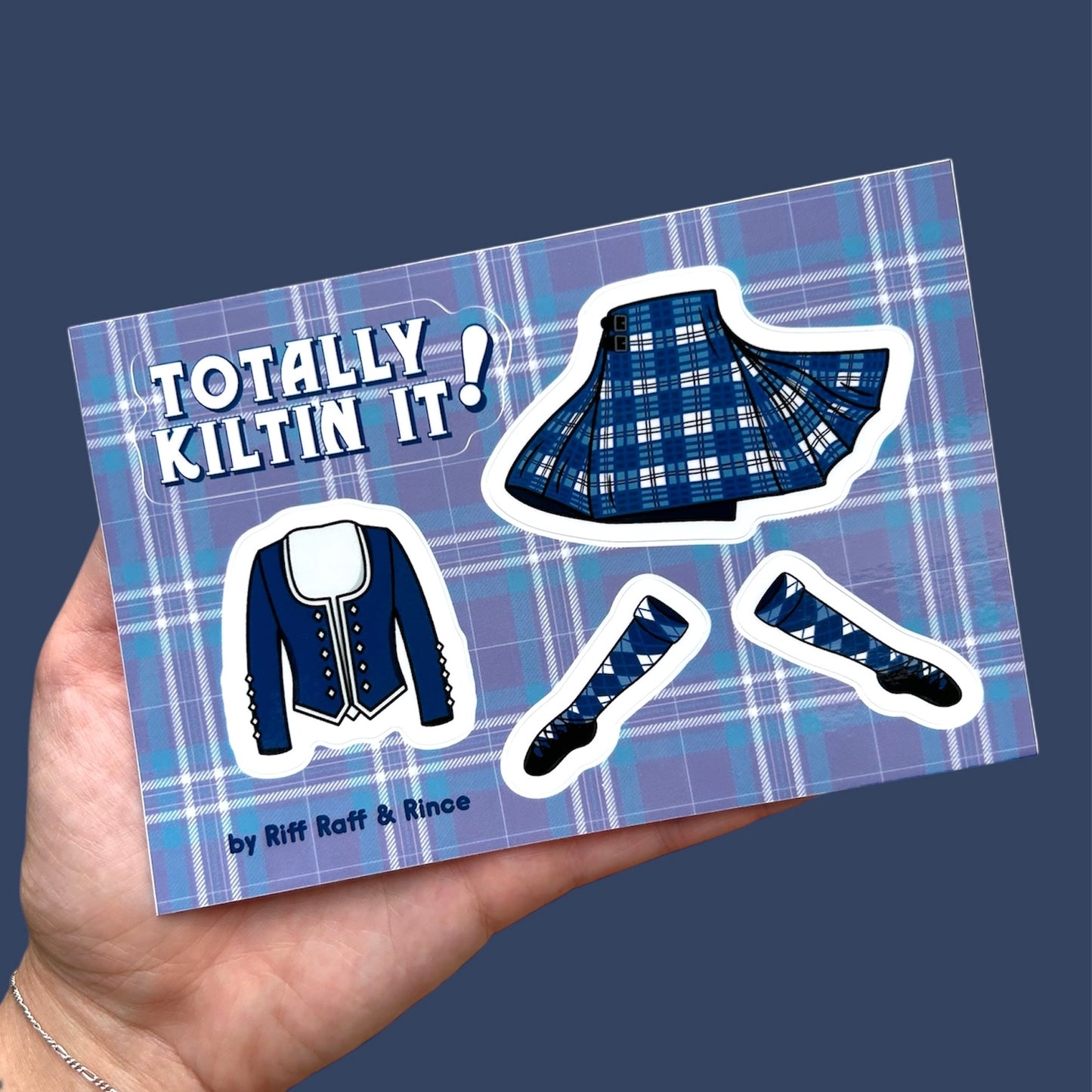 Totally Kiltin’ It Sticker Sheet