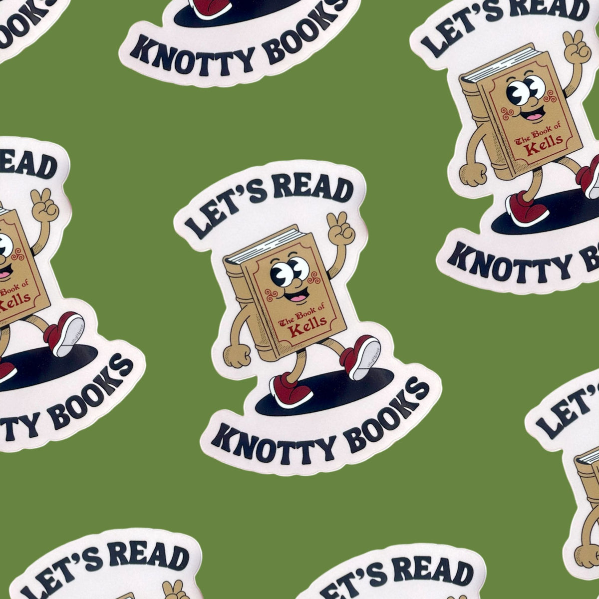 The Knotty Book of Kells Sticker