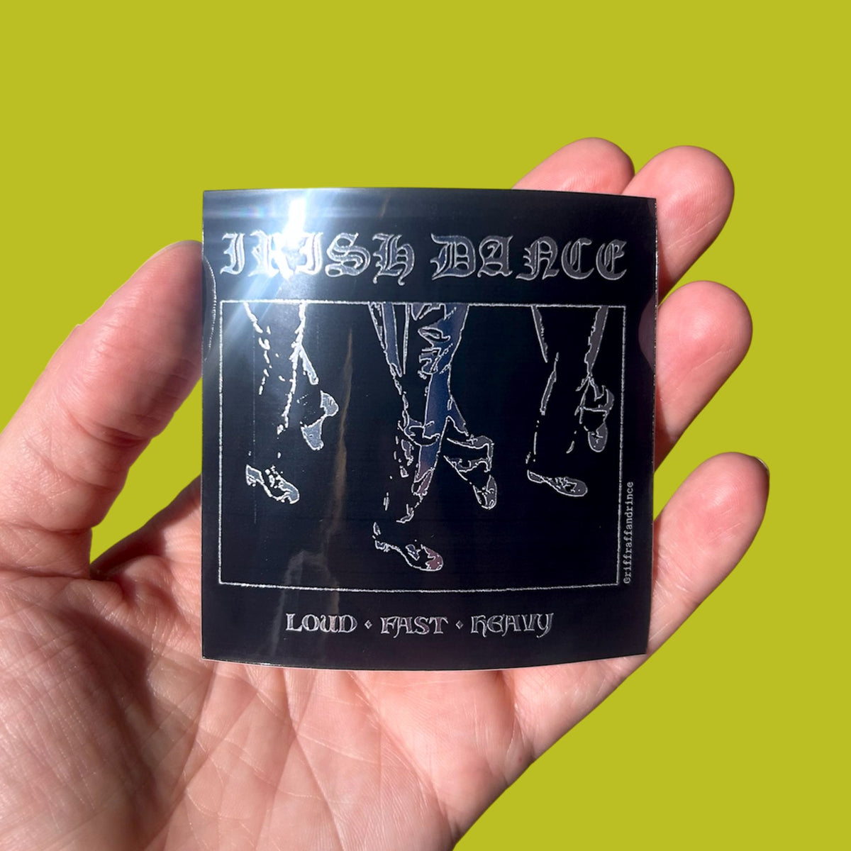 Loud Fast Heavy Sticker