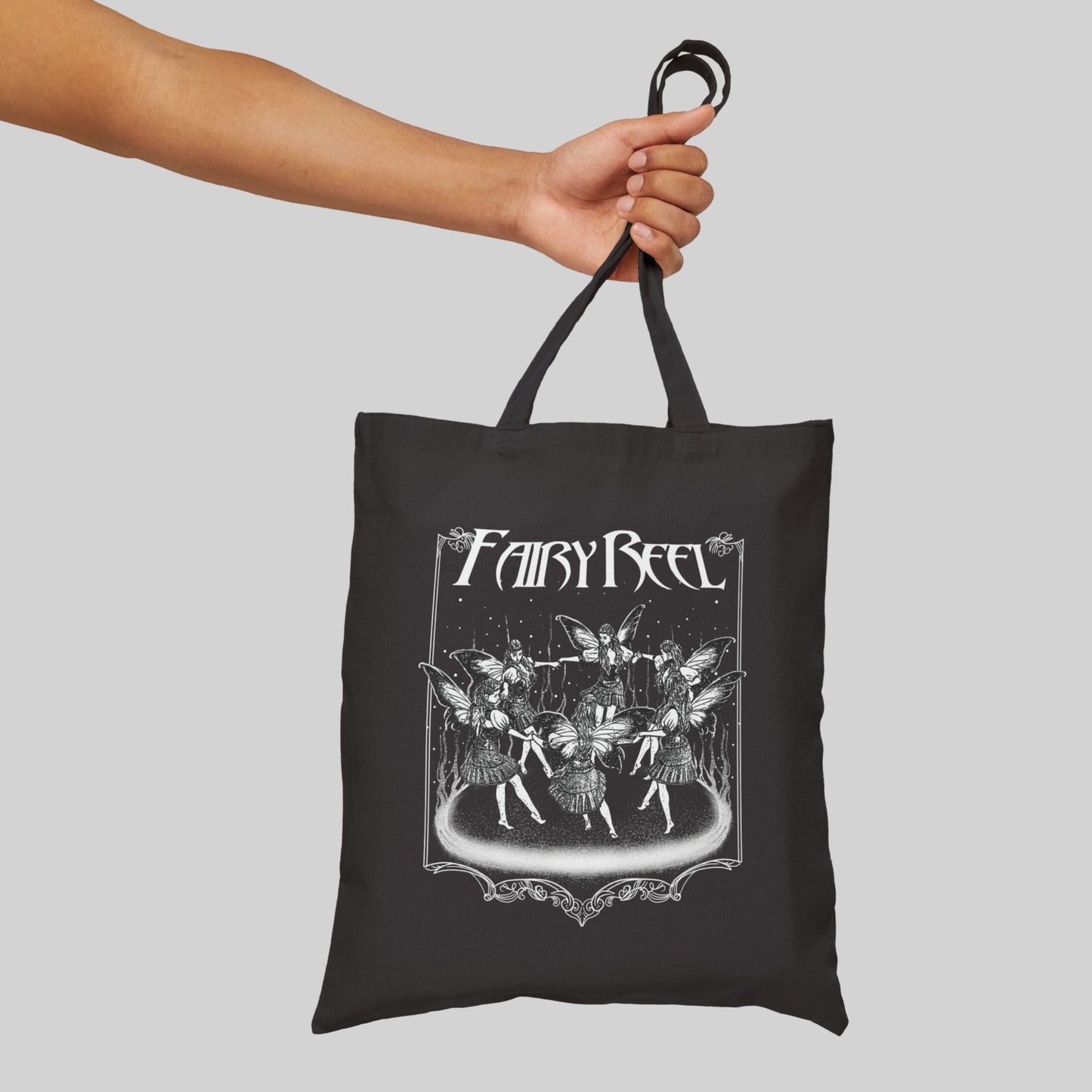 Fairy Reel Metal Tote Bag