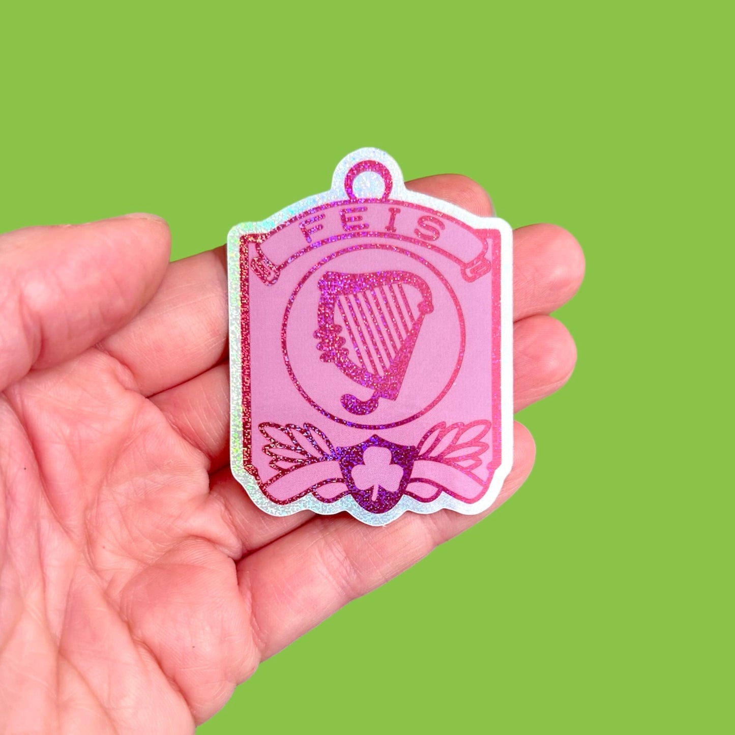 Vintage Glittery Irish Dance Medal Sticker Set