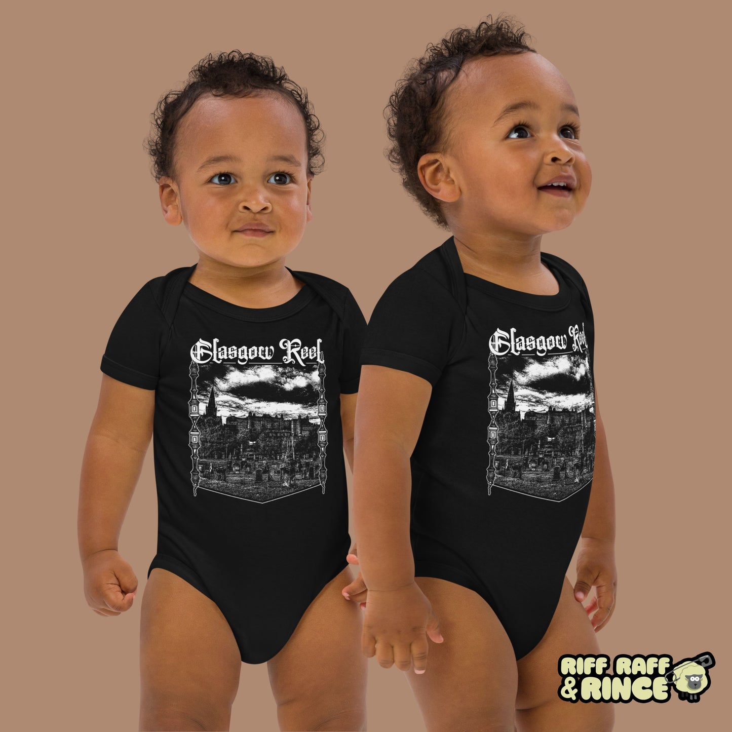 Glasgow Reel Metal Baby Bodysuit