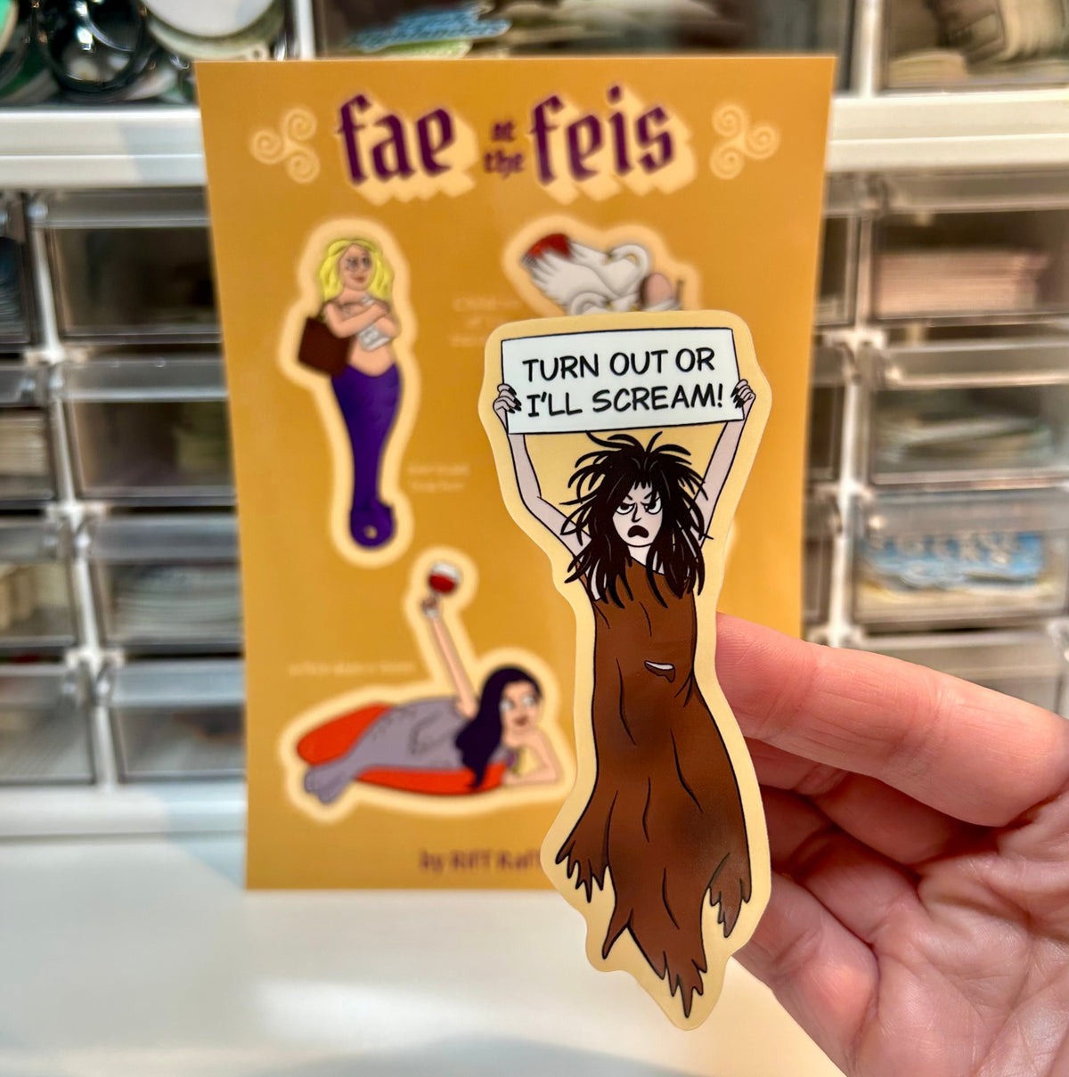 Fae at the Feis Sticker Sheet