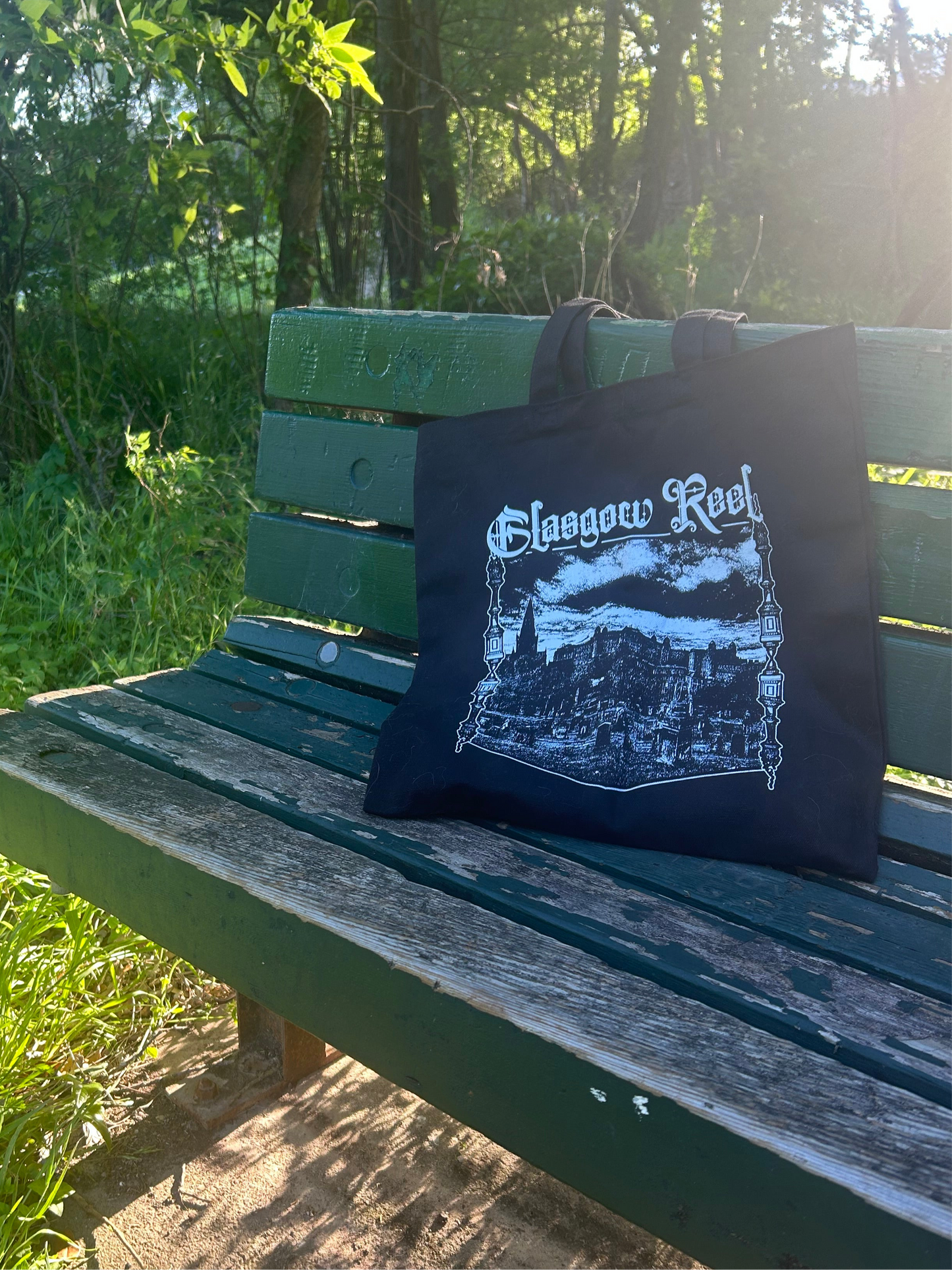 Glasgow Reel Metal Tote Bag