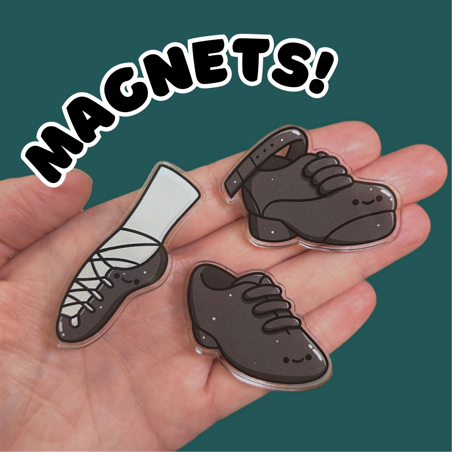 Too Jiggin' Cute Shoe Magnet Set