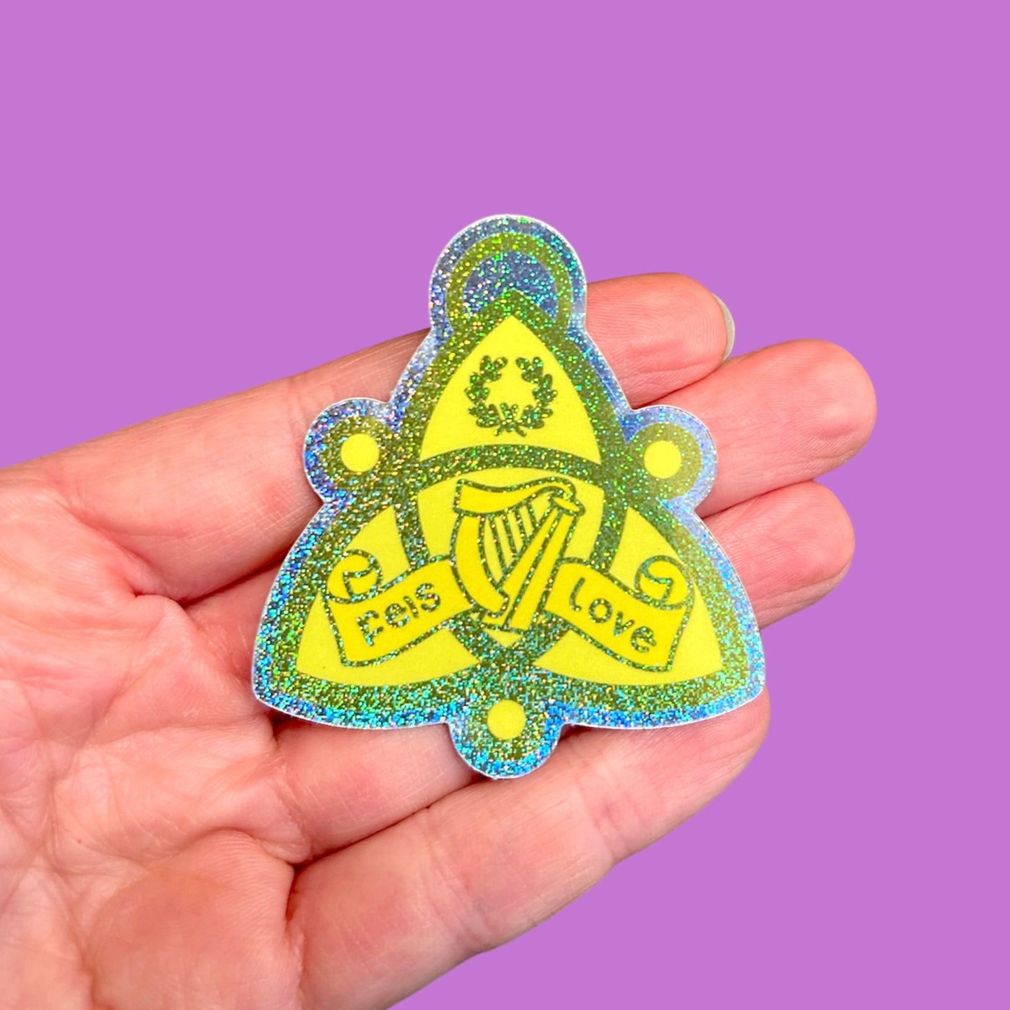 Vintage Glittery Irish Dance Medal Sticker Set