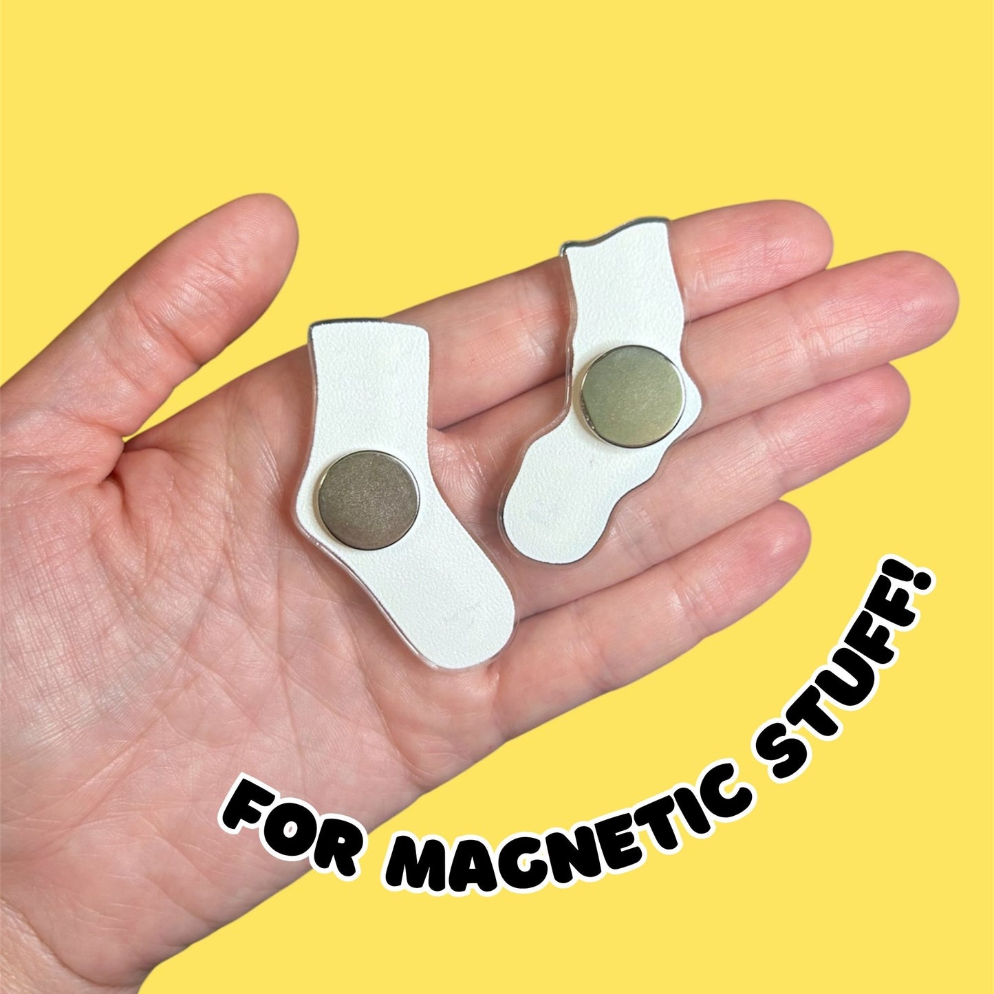 Happy/Sad Poodle Sock Magnet Set