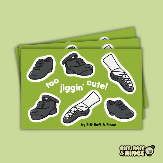 Too Jiggin' Cute Sticker Sheet