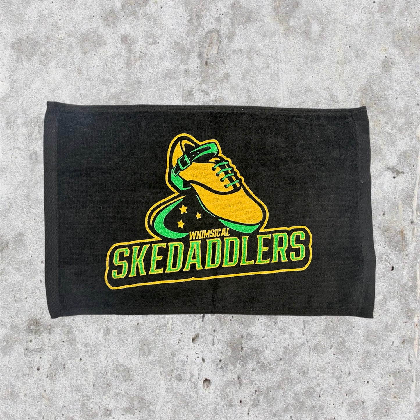 Whimsical Skedaddlers Gym Towel