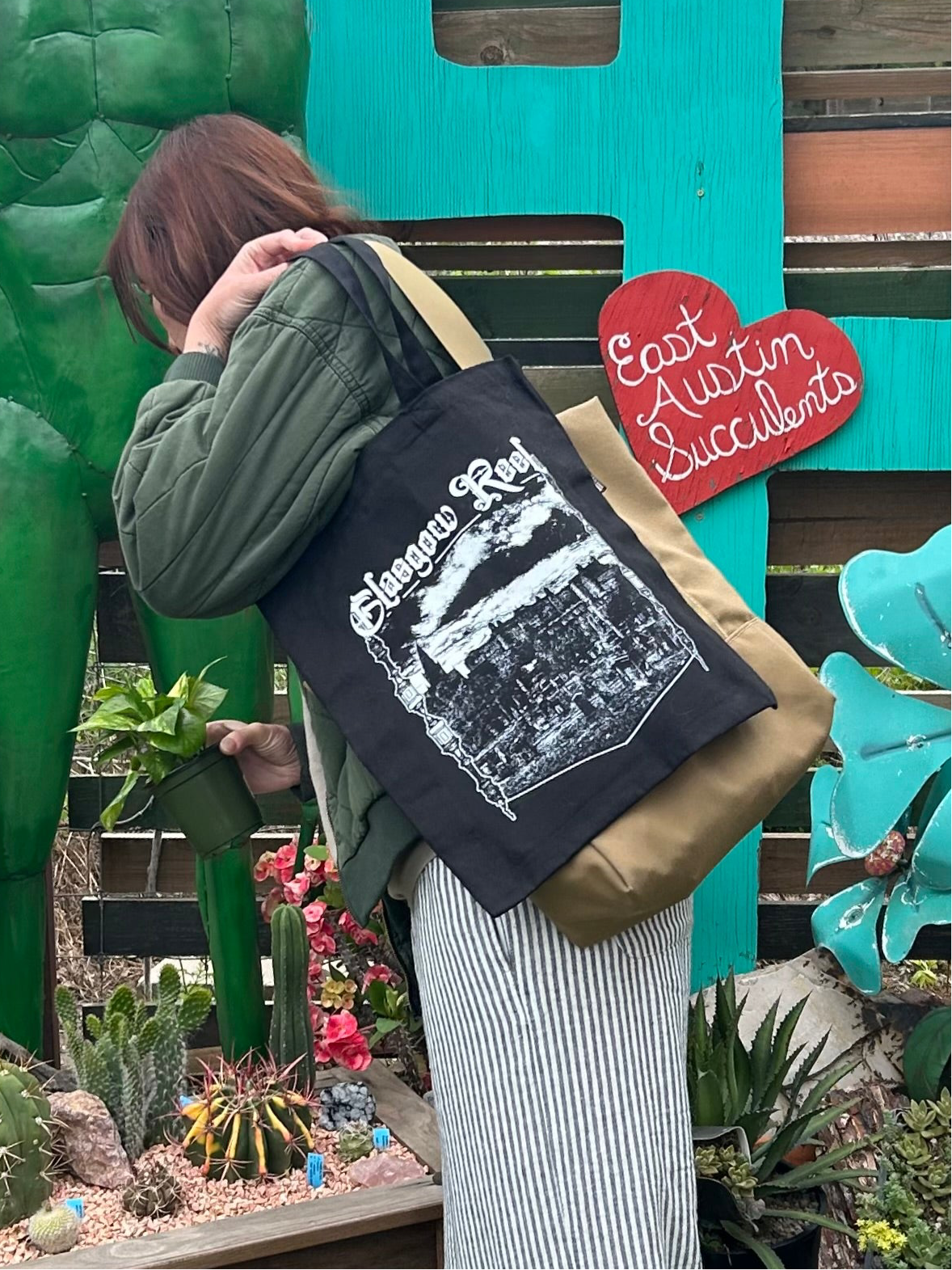 Glasgow Reel Metal Tote Bag