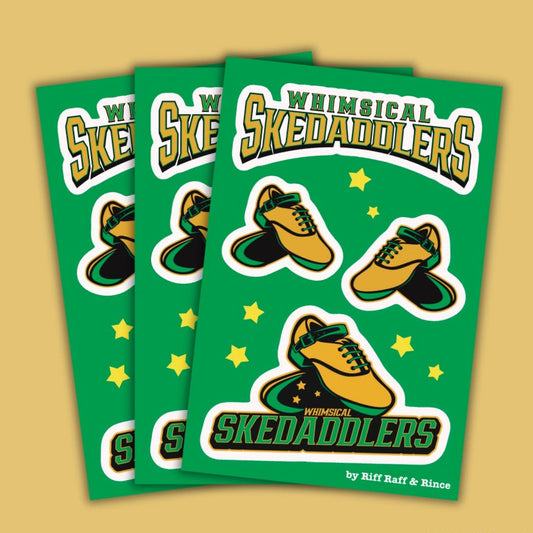 Whimsical Skedaddlers Sticker Sheet