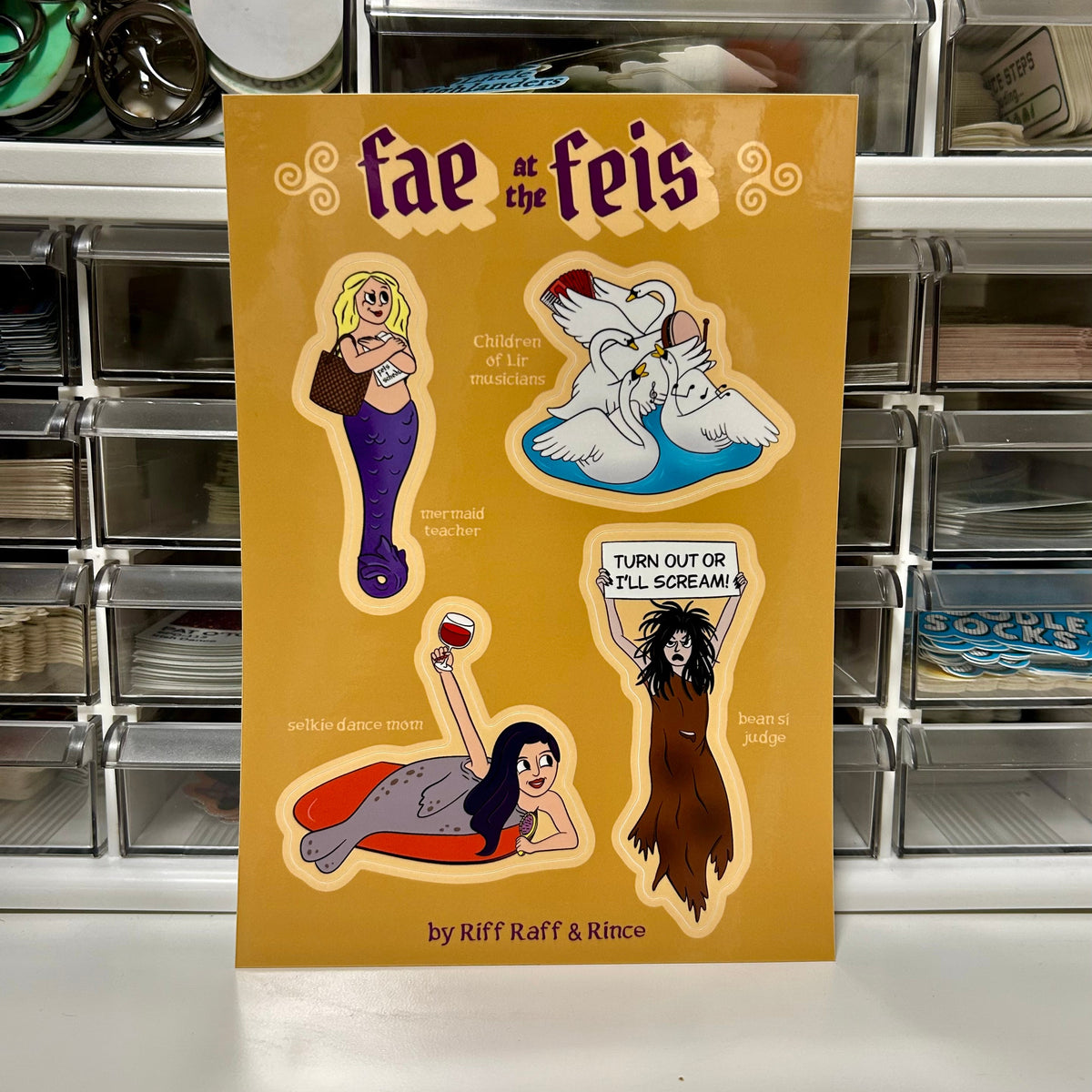Fae at the Feis Sticker Sheet