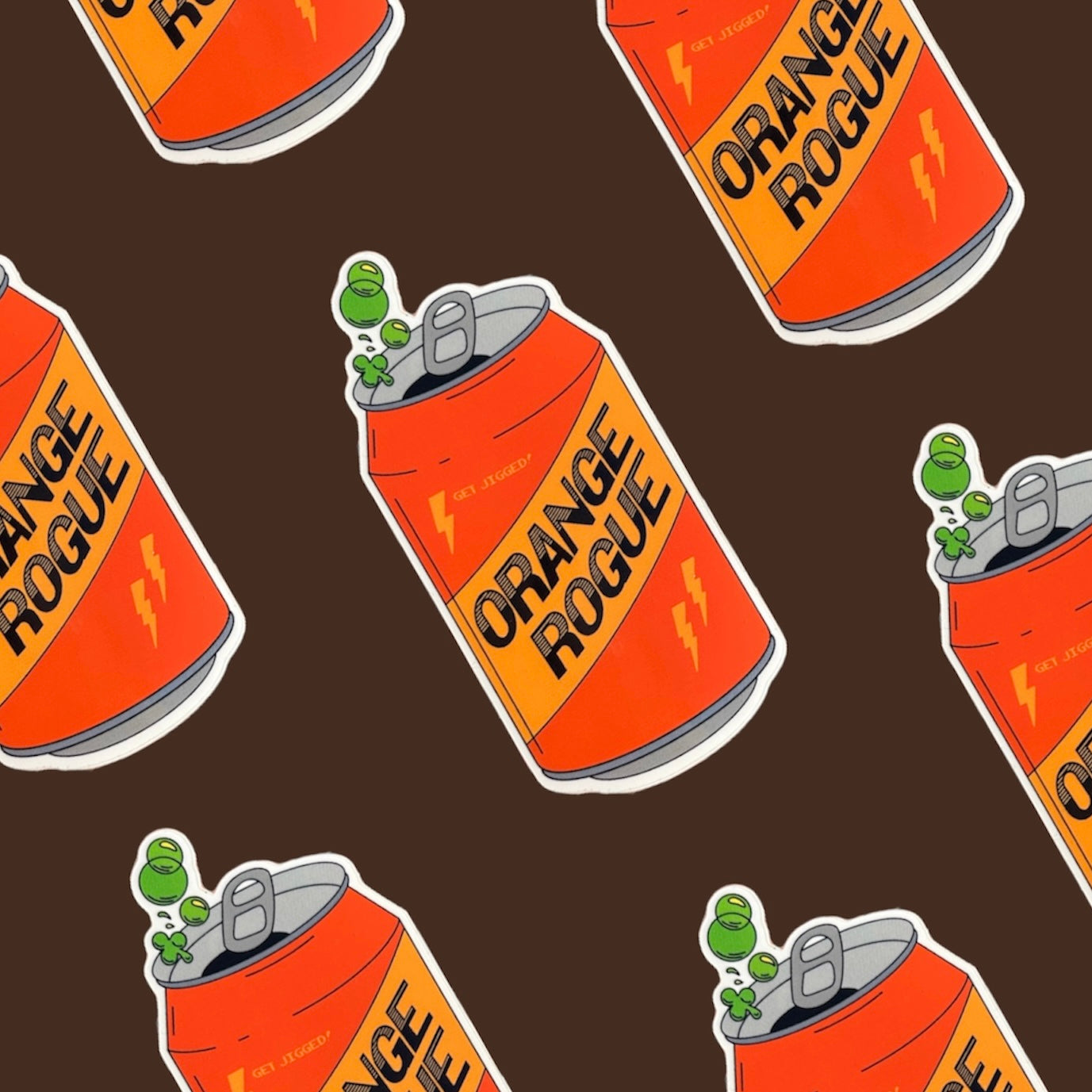 Orange Rogue Sticker