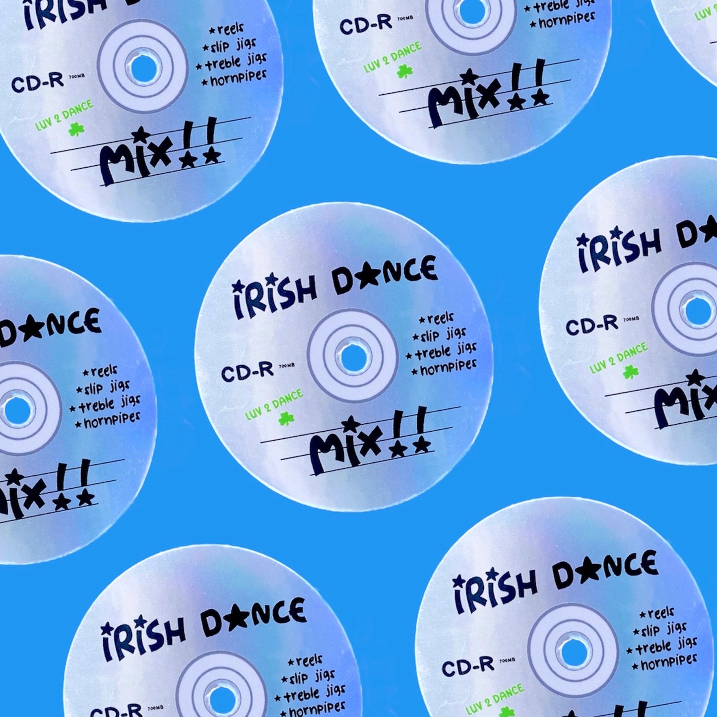 Irish Dance Mix! 90's CD Sticker