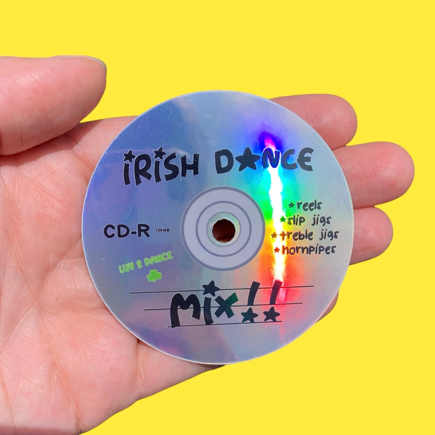 Irish Dance Mix! 90's CD Sticker