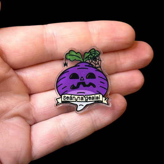 Samhain/Halloween Seán na Gealaí Acrylic Pin