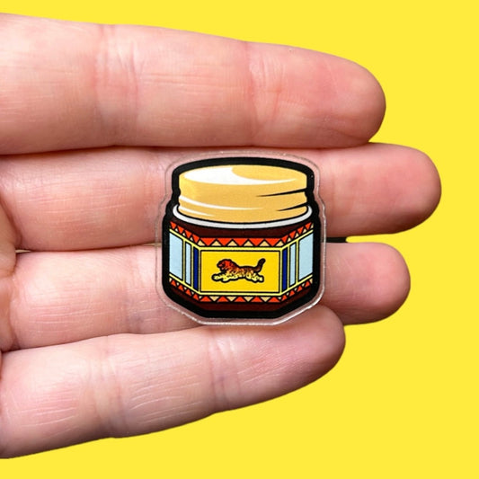 Tiger Balm Acrylic Pin