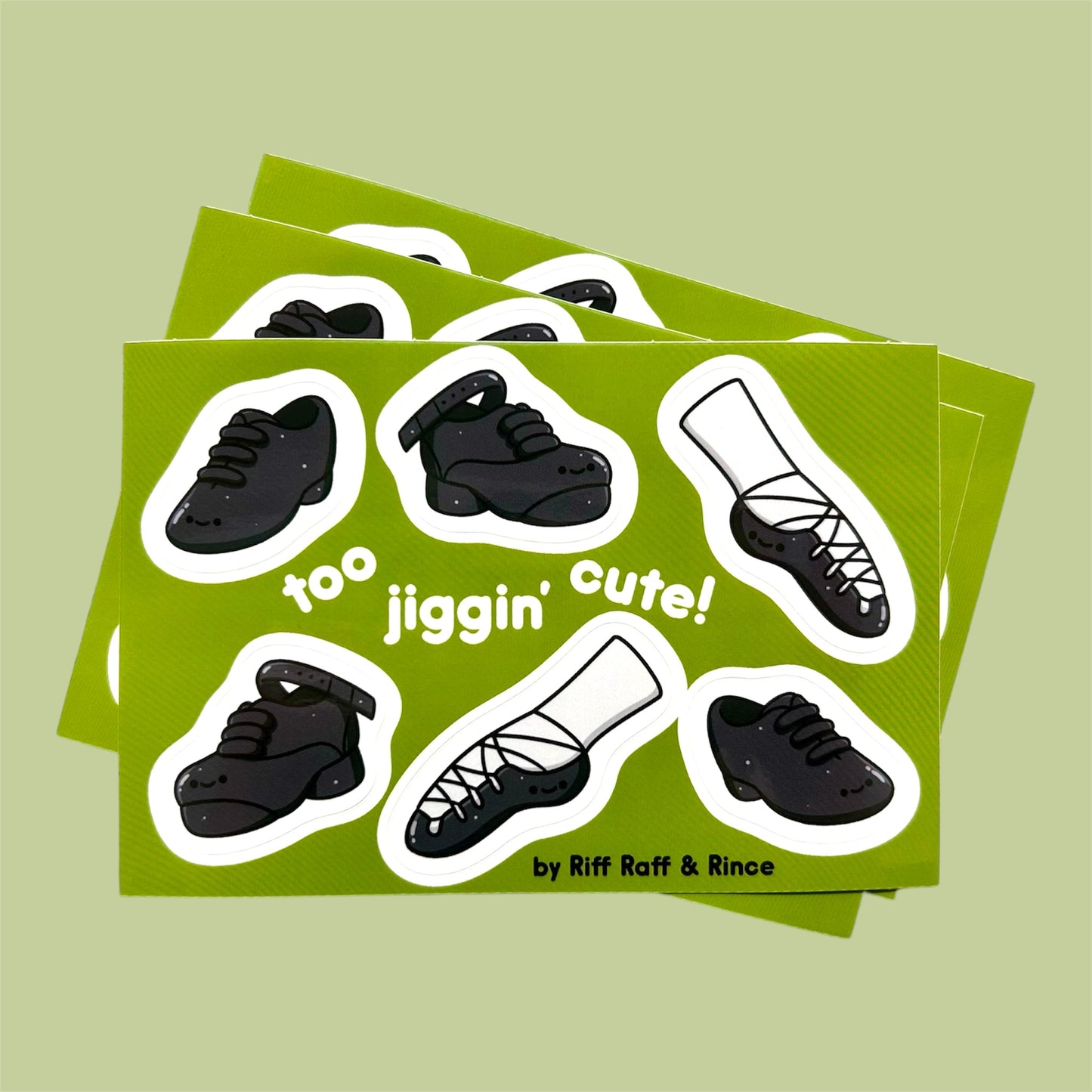 Too Jiggin' Cute Sticker Sheet