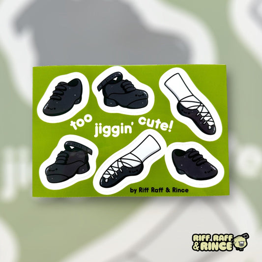 Too Jiggin' Cute Sticker Sheet