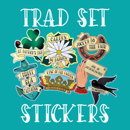 Three Sea Captains Traditional Set Sticker