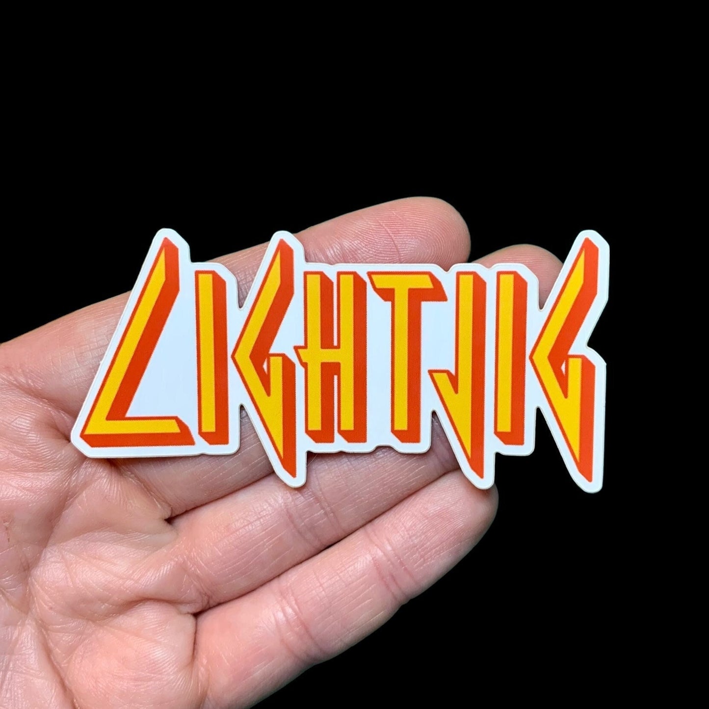 Light Jig Rock Band Font Sticker