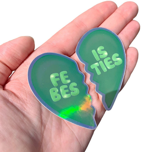 Feis Besties! // Irish Dance Best Friend Holographic Sticker Set