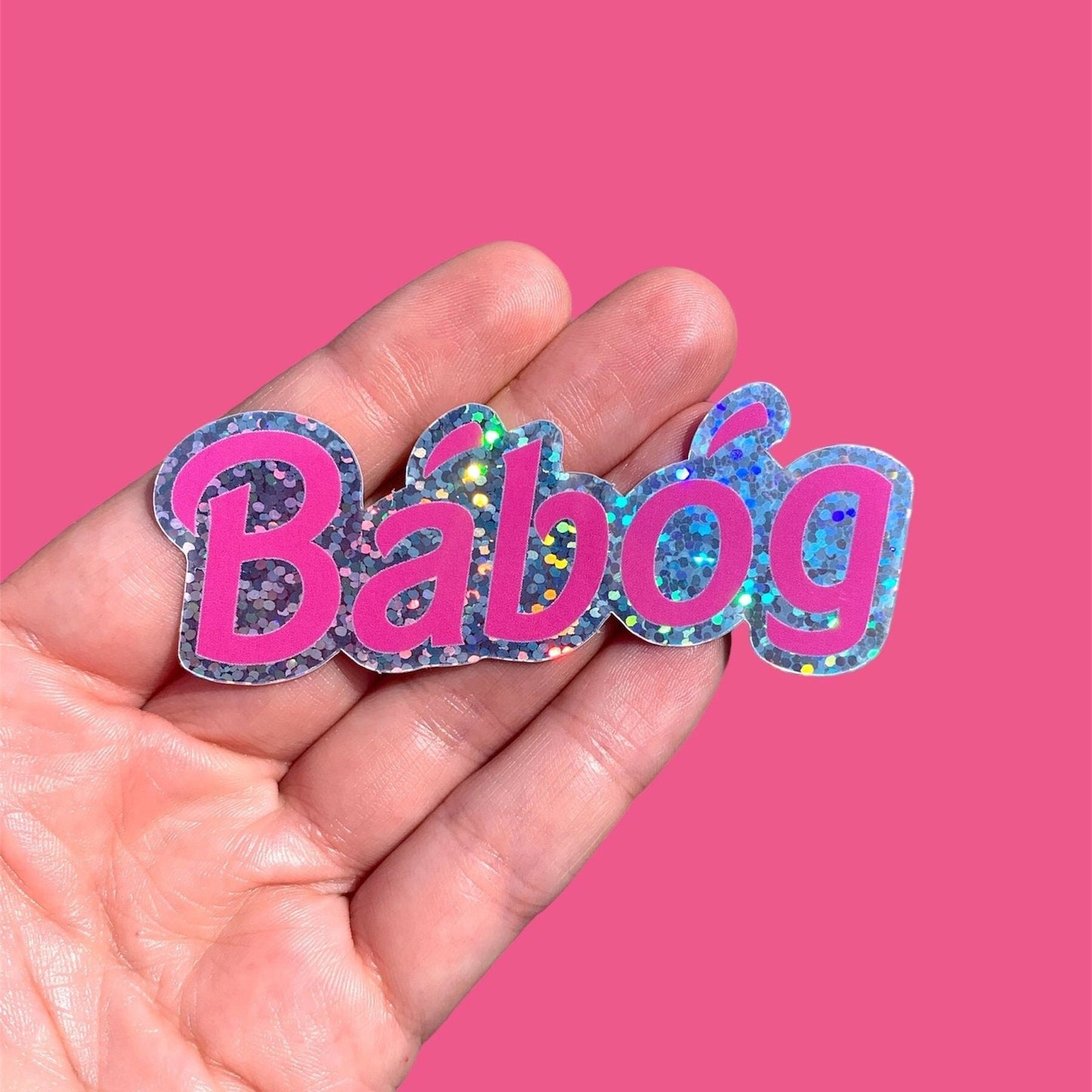 Bábóg “Doll” in Irish Glitter Sticker