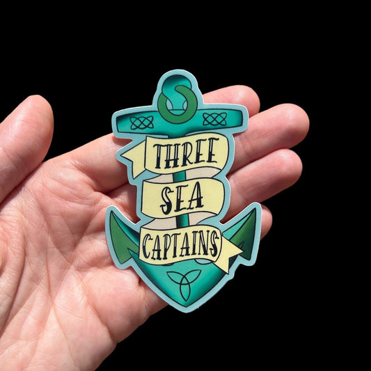 Three Sea Captains Traditional Set Sticker