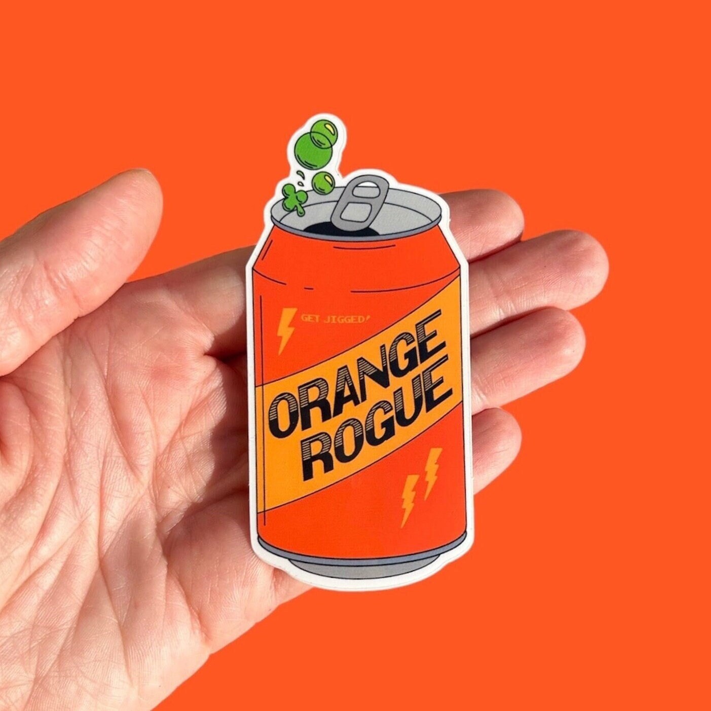 Orange Rogue Sticker